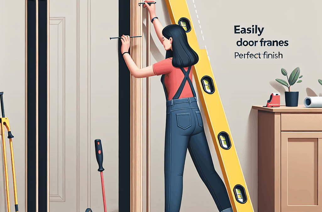 Perfekt finish: sådan monterer du nemt dørkarme og gerigter